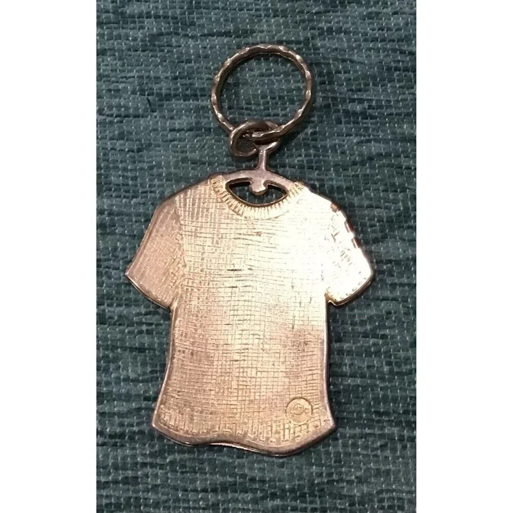 Vintage Sexy Thing Red T-shirt Metal Keychain Retro